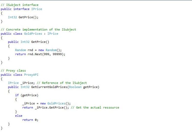 proxy design pattern